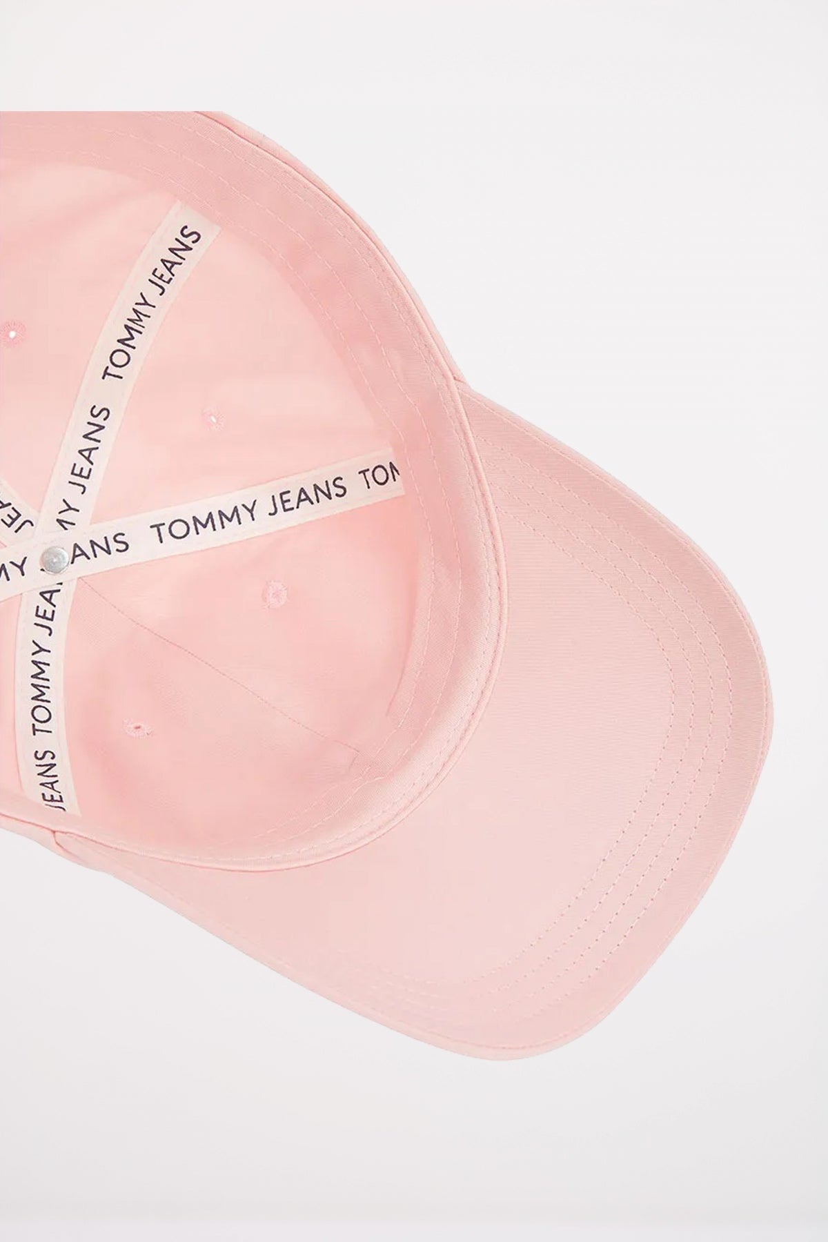 TOMMY JEANS LINEAR LOGO PANEL CAP en color ROSA (3)