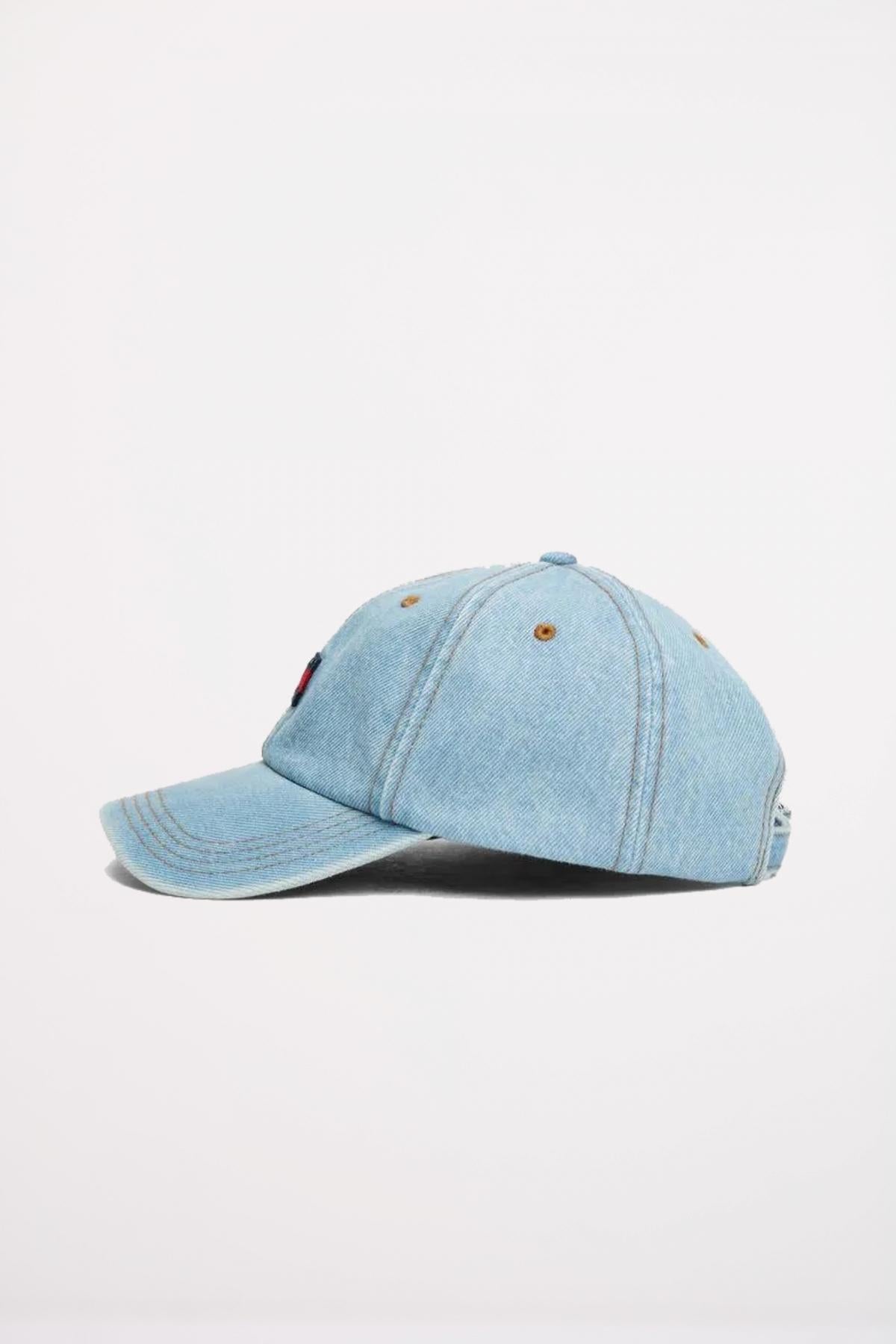 TOMMY JEANS HERITATGE DENIM CAP en color AZUL (3)