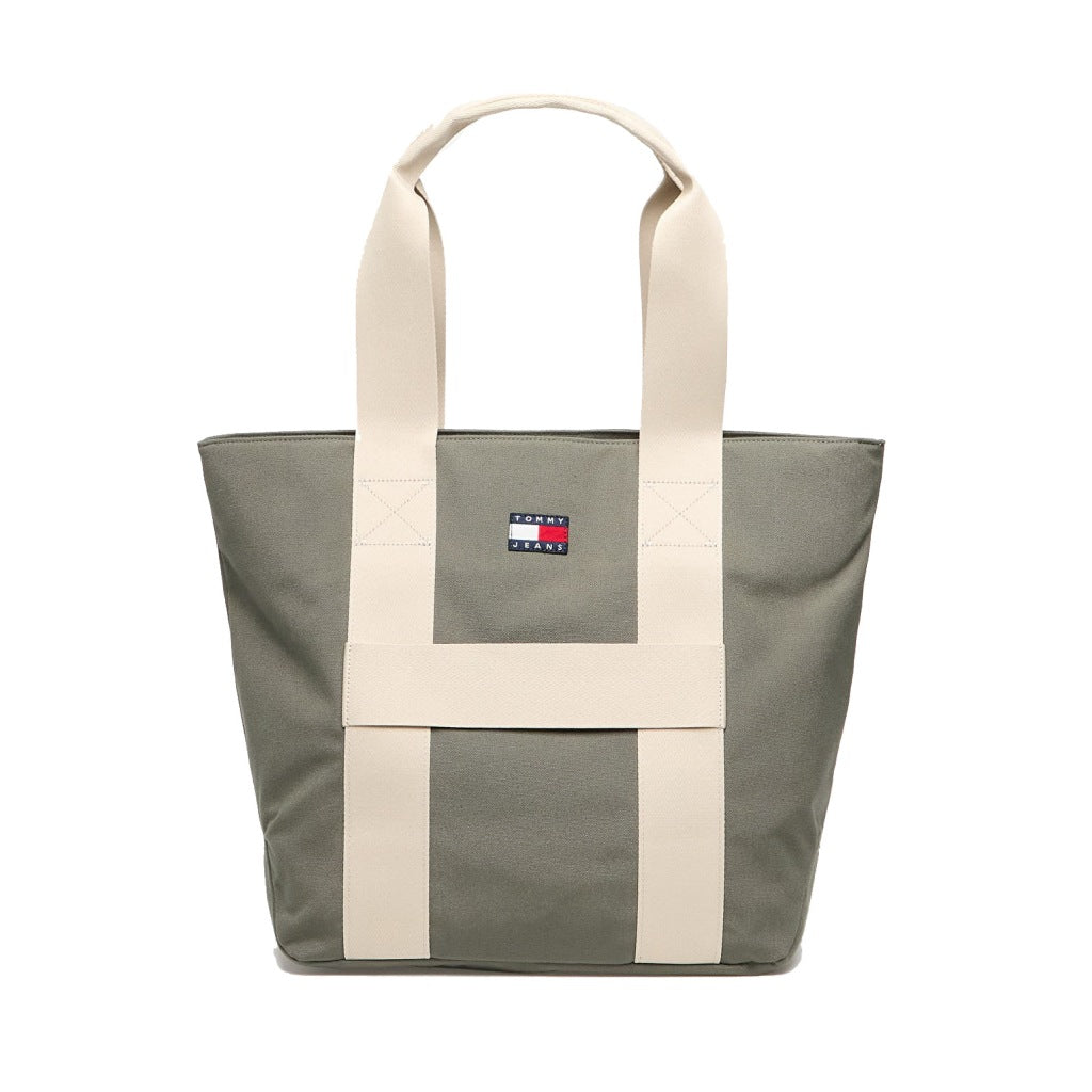 TOMMY JEANS RETRO COOL TOTE en color VERDE (4)