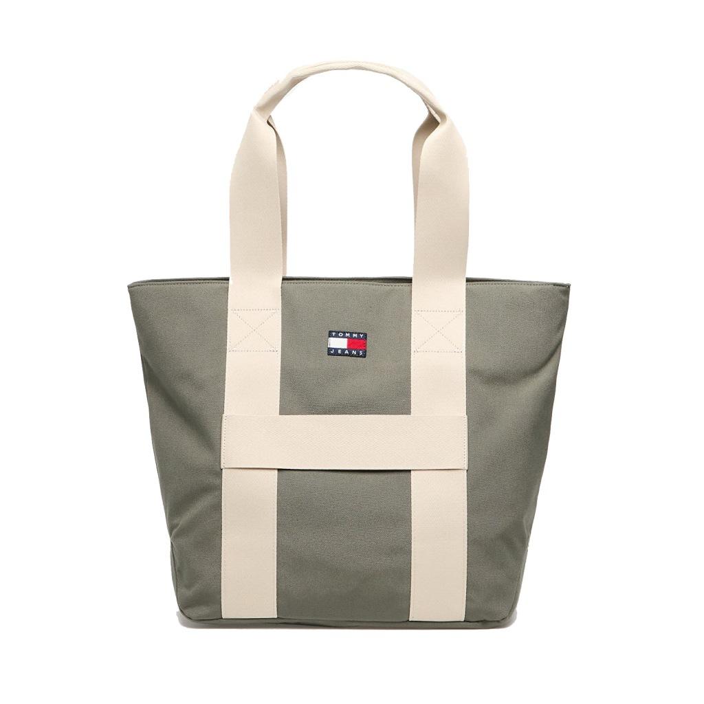 TOMMY JEANS RETRO COOL TOTE en color VERDE (4)