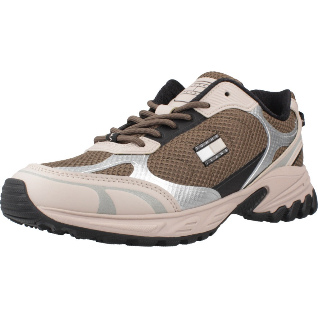 TOMMY JEANS TJW OUTDOOR RUNNER en color VERDE (1)