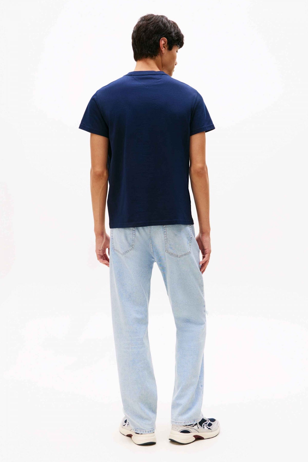 TOMMY JEANS TJM SLIM RWB FLAG TEE EX en color AZUL (3)