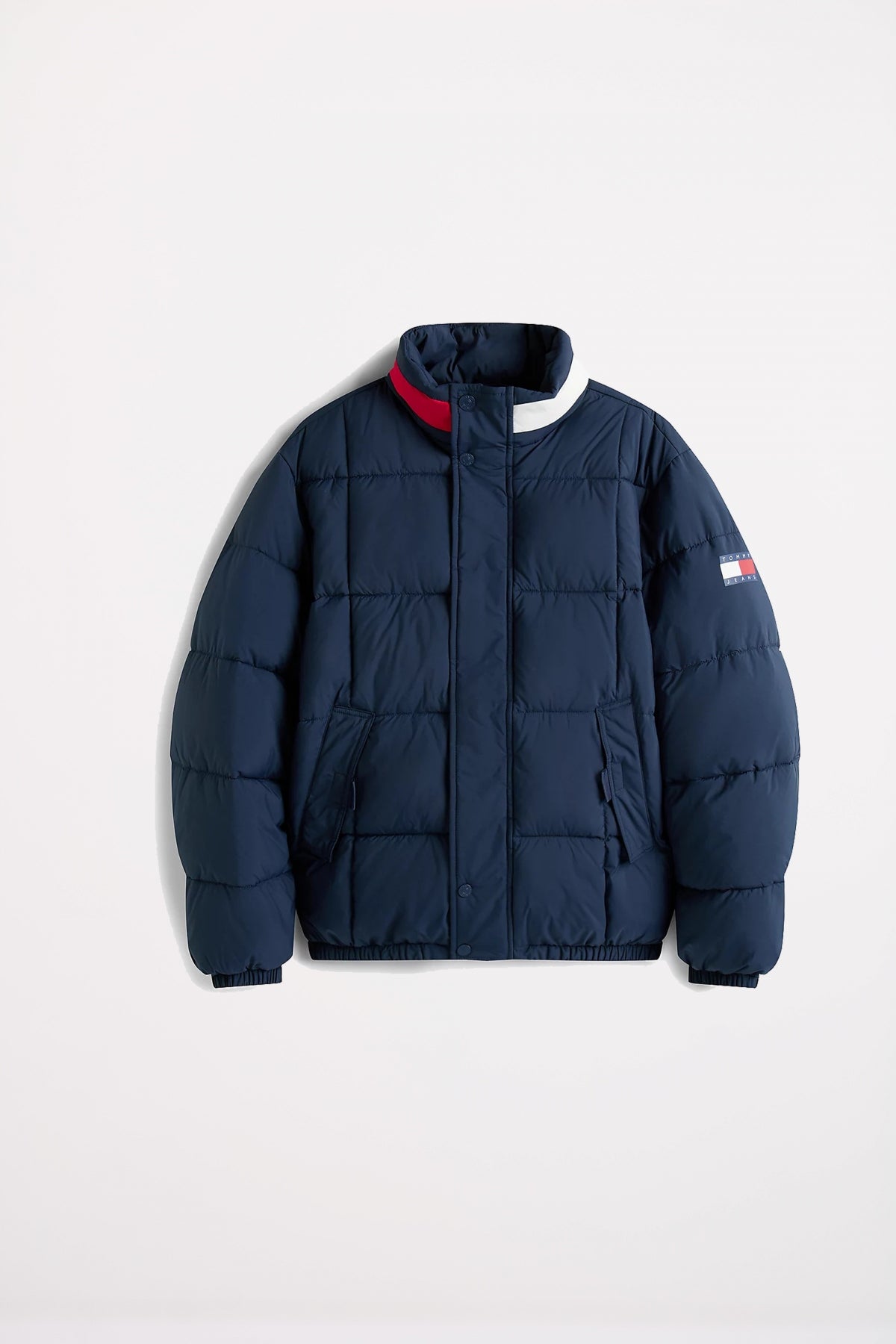 TOMMY JEANS TJM DNA COLLAR PUFFR EXT en color AZUL (2)