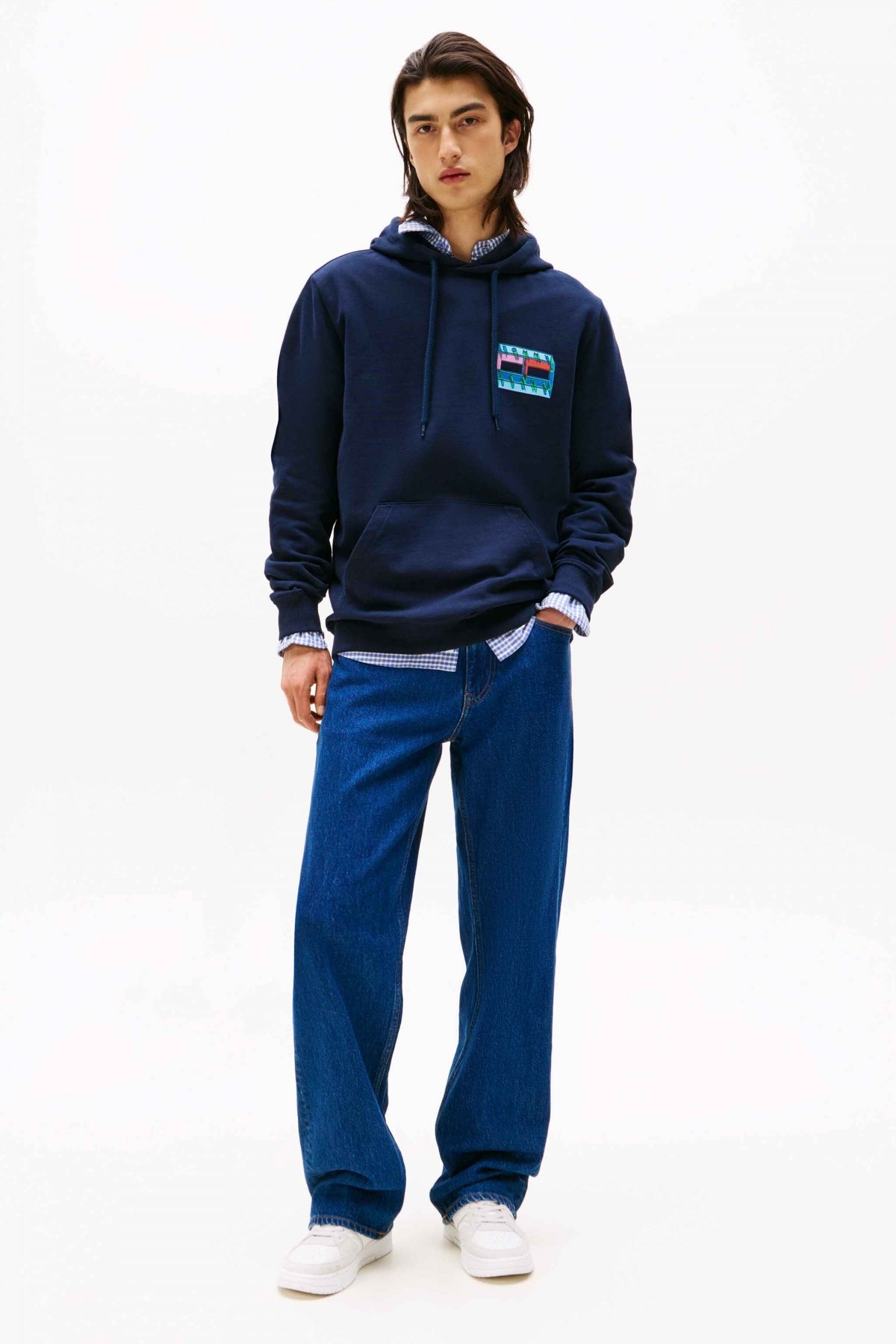 TOMMY JEANS TJM REG DNA FLAG PLAY HO en color AZUL (4)