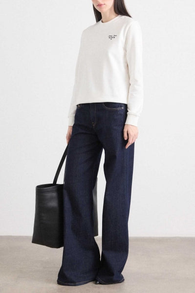 TOMMY JEANS TJW REG ESS LOGO CREW en color BLANCO (4)