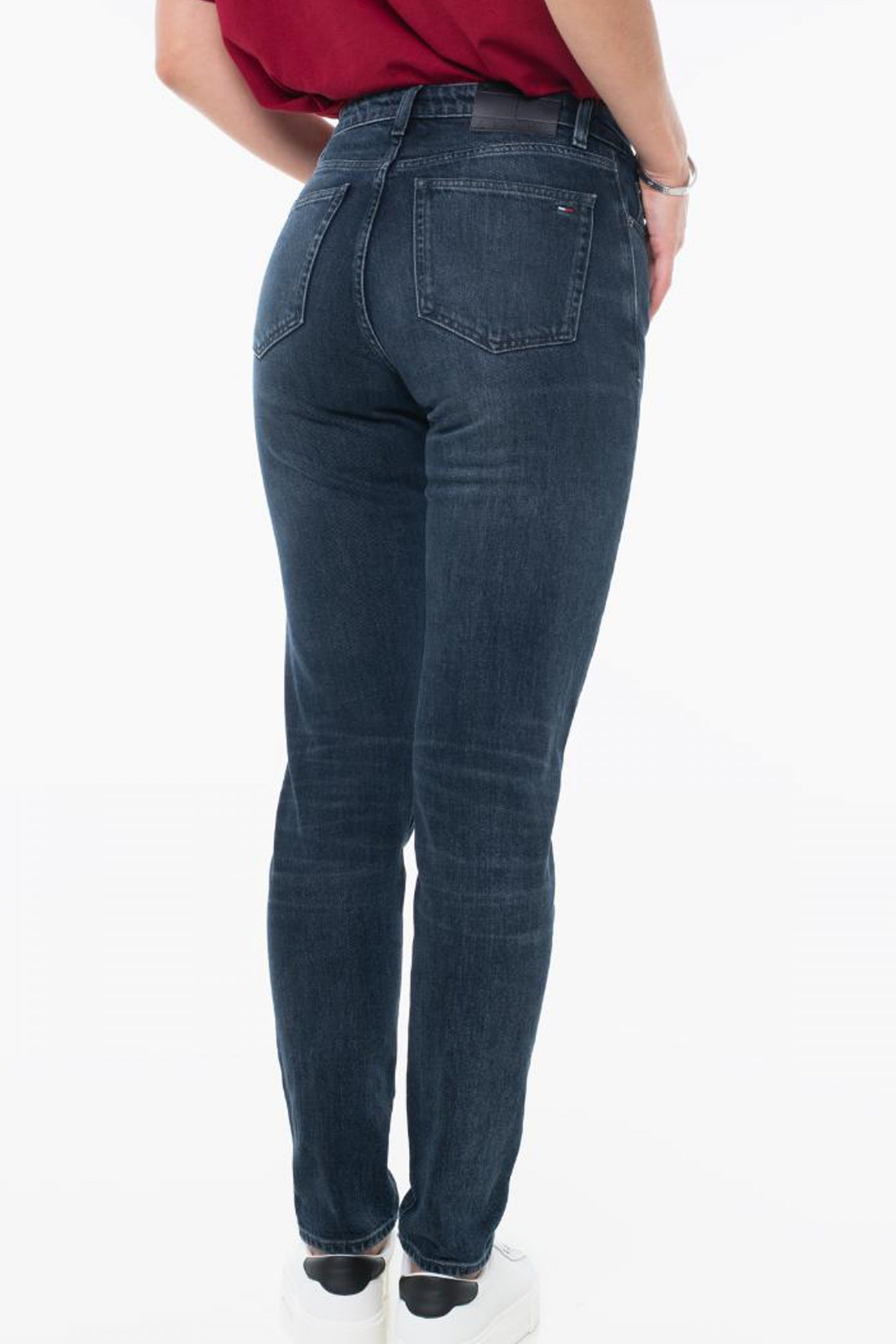 TOMMY JEANS LUCY MR SLIM DI en color AZUL (2)