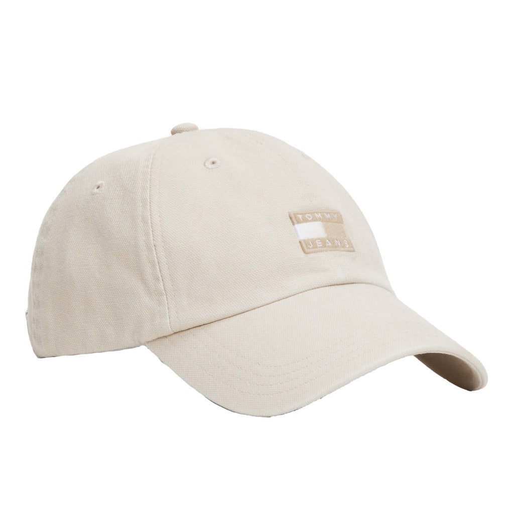 TOMMY JEANS HERITAGE CANVAS CAP en color BEIS (4)