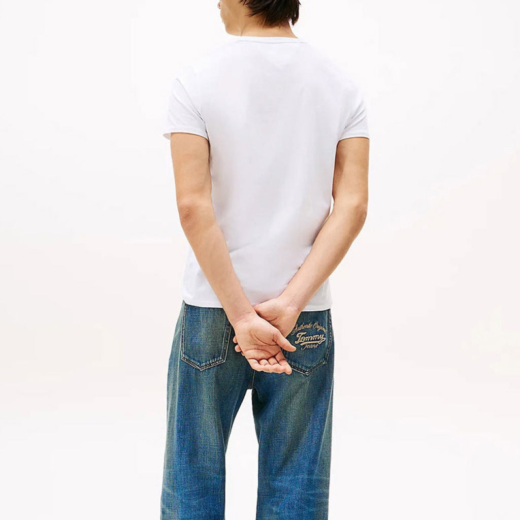 TOMMY JEANS DMDM XSLIM JERSEY en color BLANCO (4)