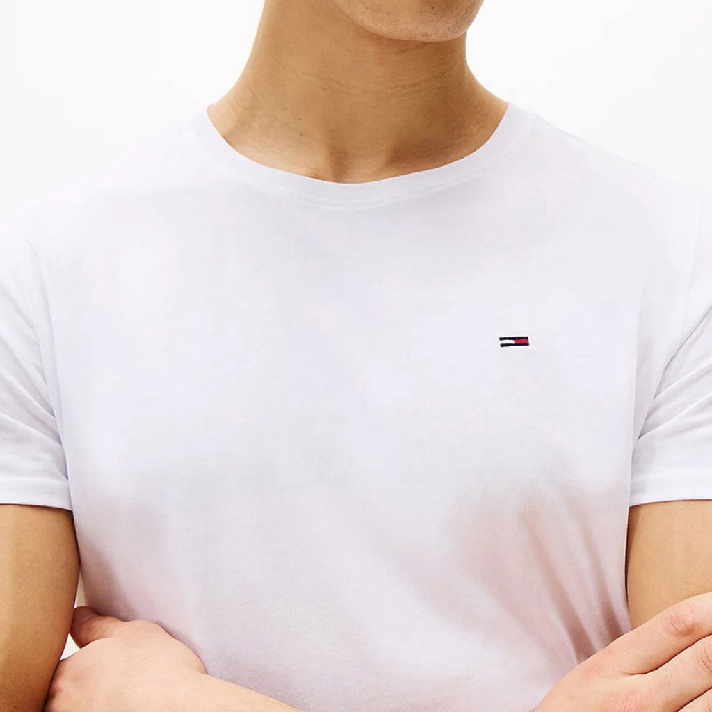 TOMMY JEANS DMDM XSLIM JERSEY en color BLANCO (5)