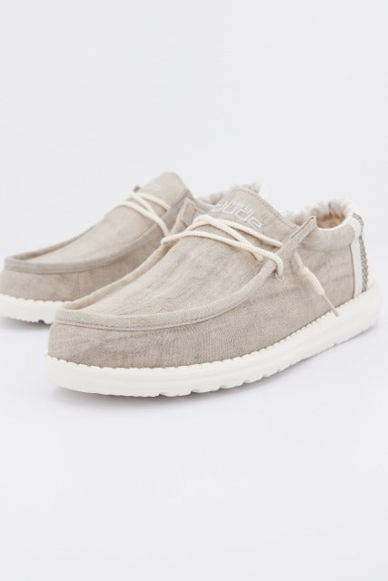 HEY DUDE WALLY LINEN en color VERDE (1)