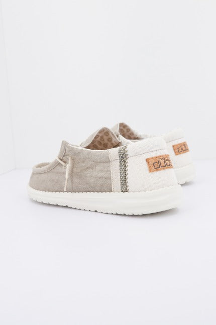 HEY DUDE WALLY LINEN en color VERDE (3)