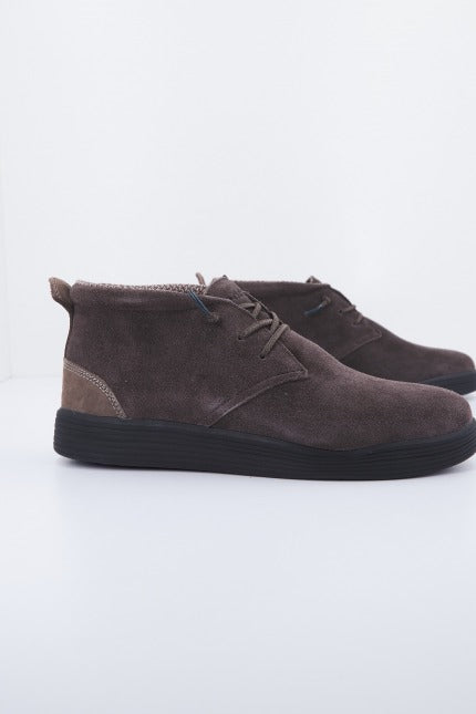 HEY DUDE JO SUEDE en color MARRON (2)