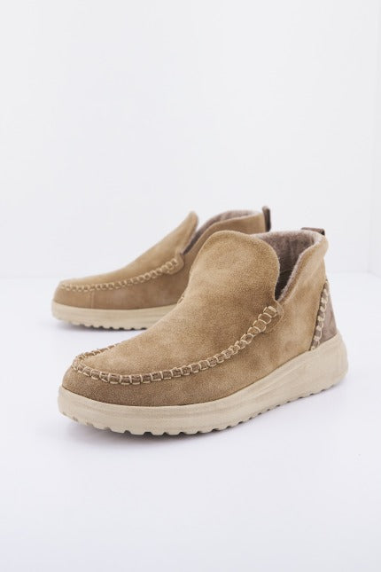 HEY DUDE DENNY SUEDE en color MARRON (1)