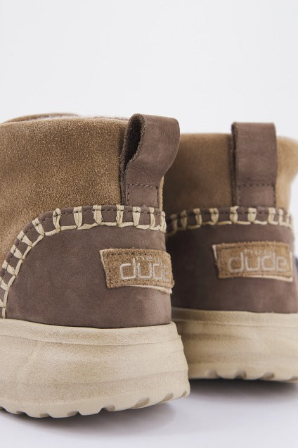 HEY DUDE DENNY SUEDE en color MARRON (4)