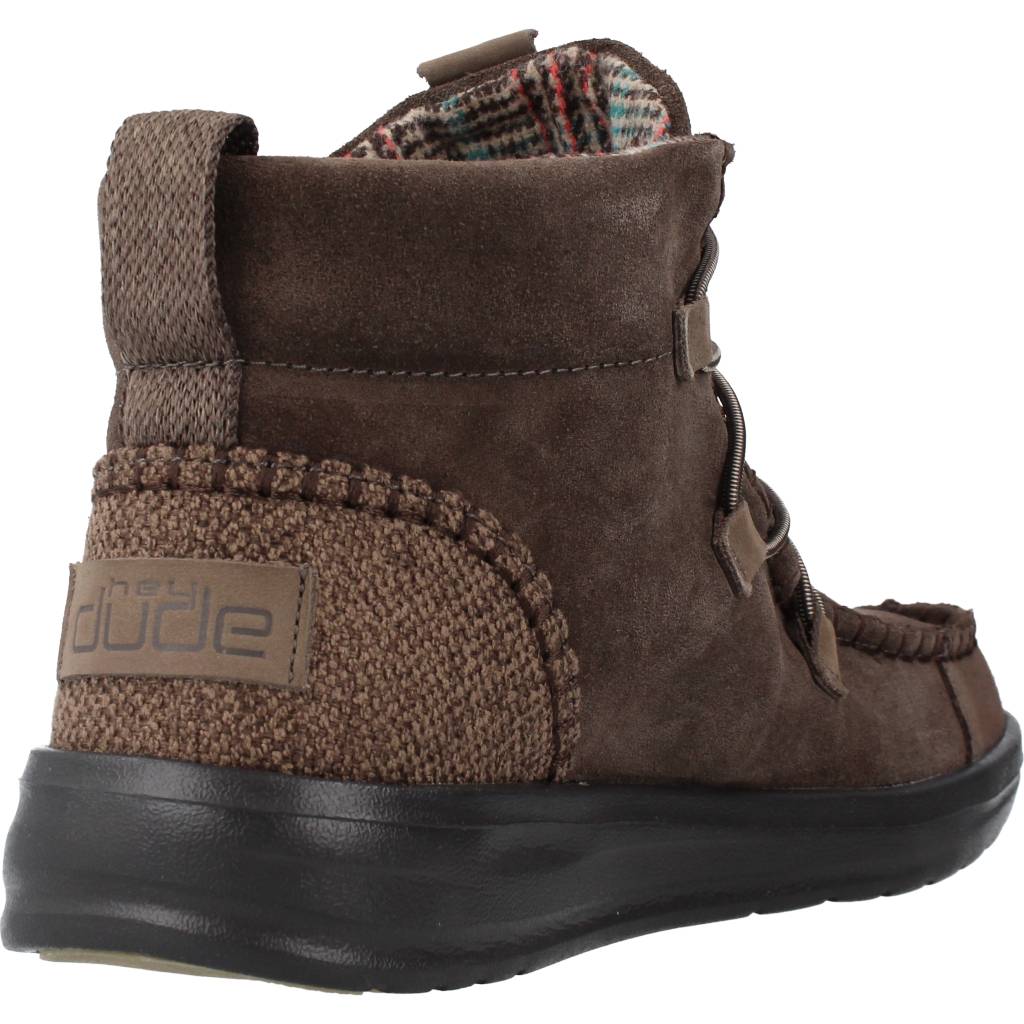 HEY DUDE ELOISE SUEDE en color MARRON (3)