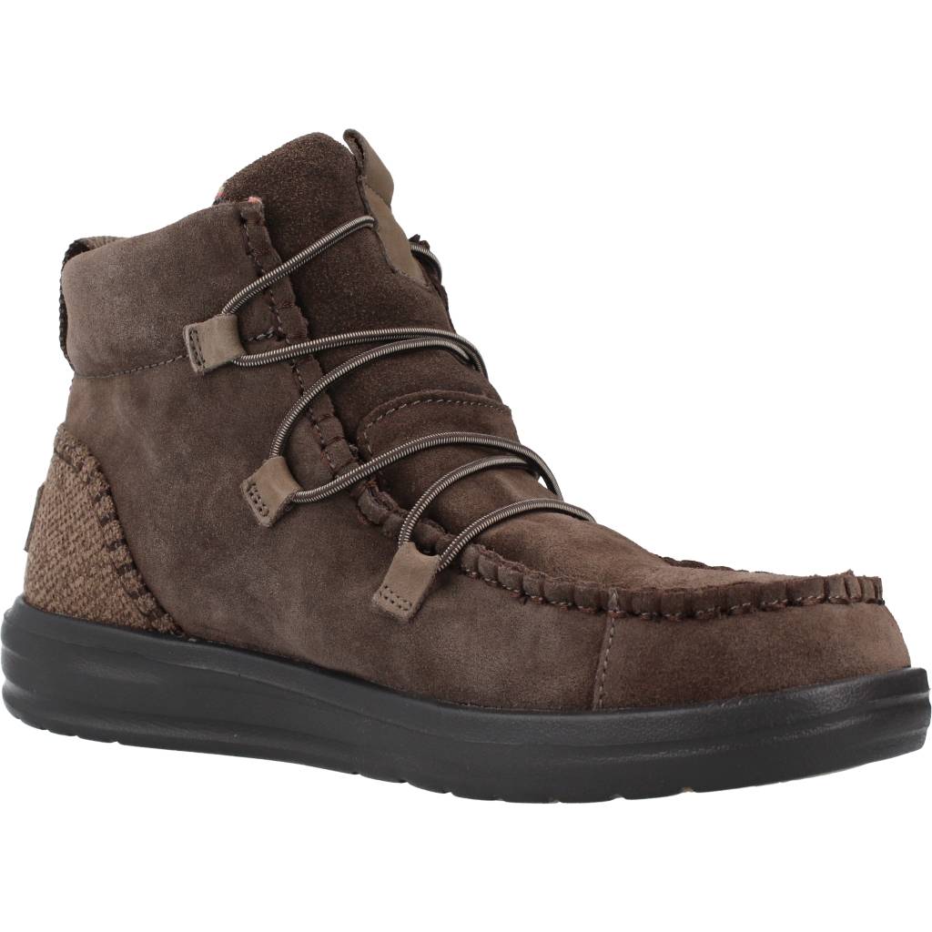 HEY DUDE ELOISE SUEDE en color MARRON (5)
