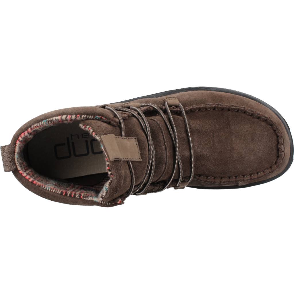 HEY DUDE ELOISE SUEDE en color MARRON (7)