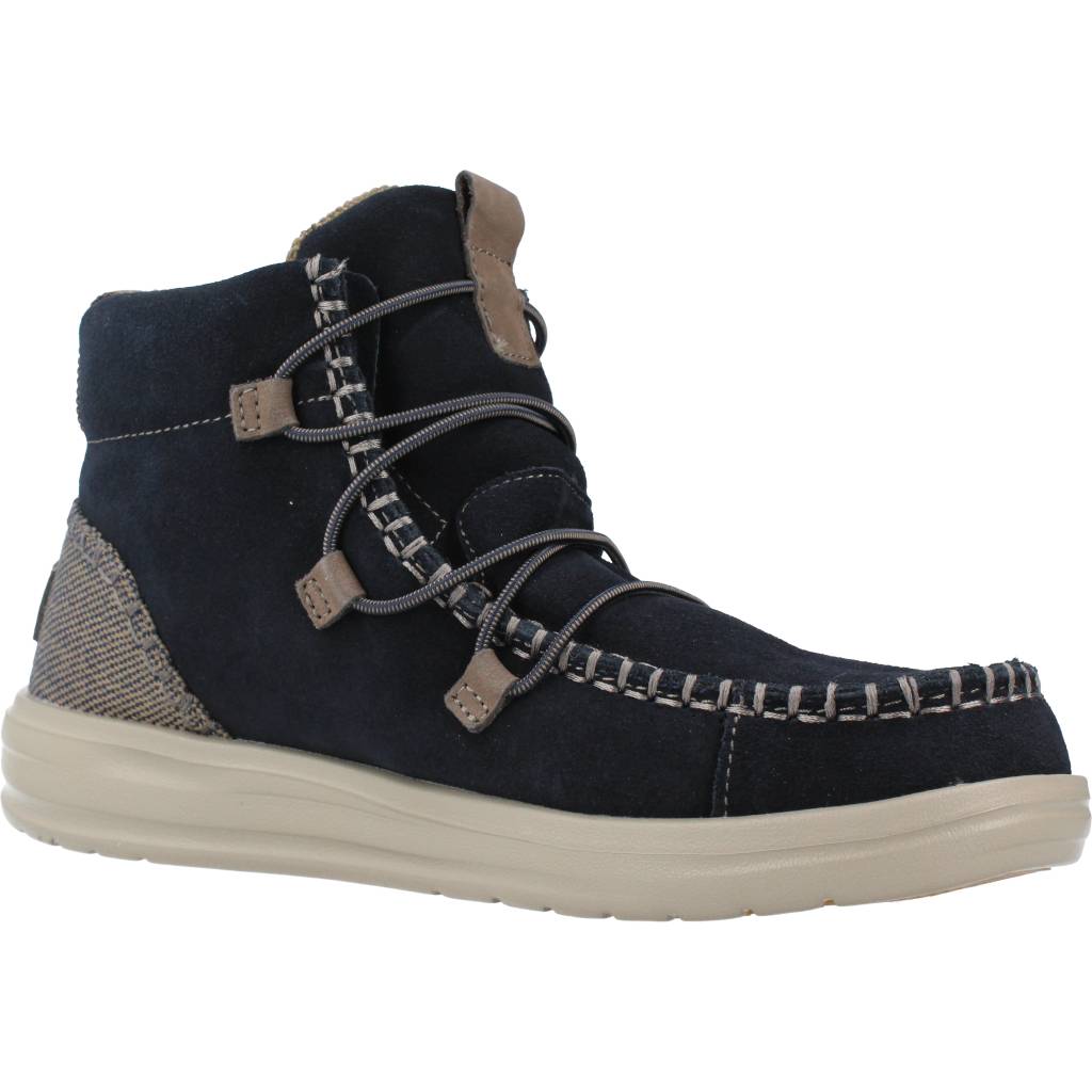 HEY DUDE ELOISE SUEDE en color AZUL (5)