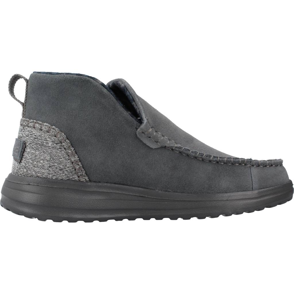 HEY DUDE DENNY SUEDE en color GRIS (4)