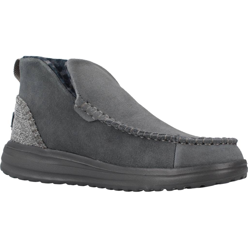 HEY DUDE DENNY SUEDE en color GRIS (5)