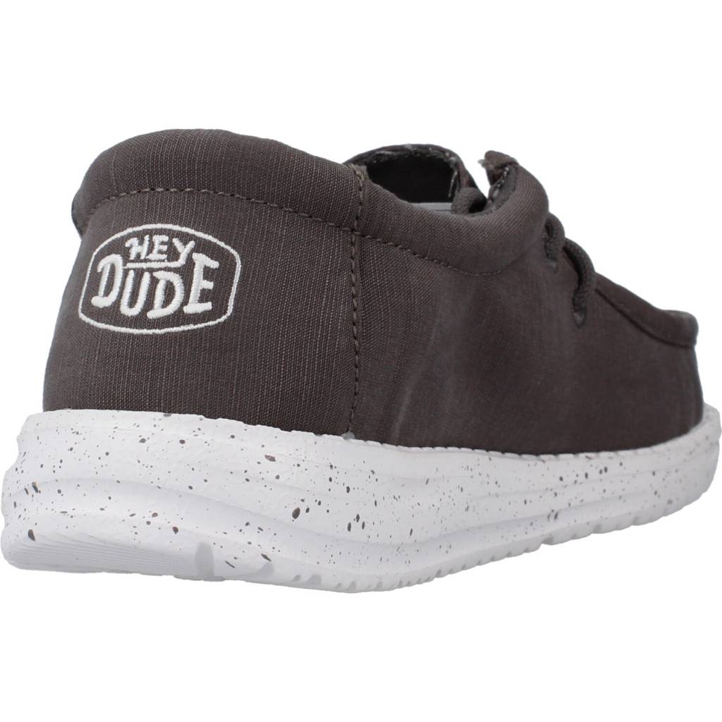 HEY DUDE WALLY YOUTH SLUB CANVAS en color GRIS (3)