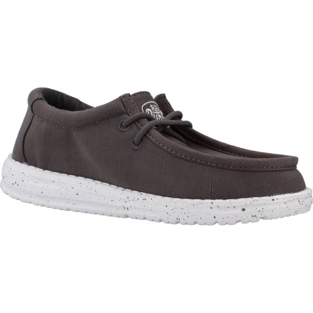 HEY DUDE WALLY YOUTH SLUB CANVAS en color GRIS (5)