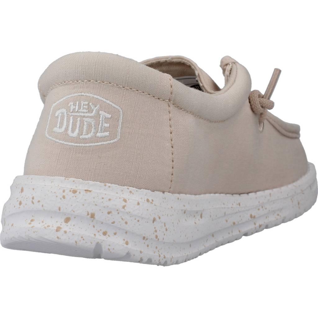 HEY DUDE WALLY YOUTH SLUB CANVAS en color NUDE (3)