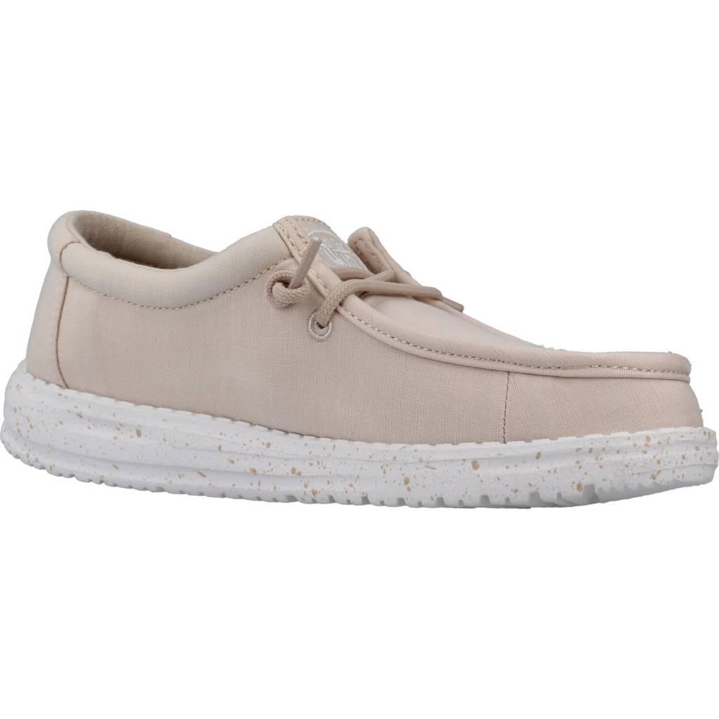 HEY DUDE WALLY YOUTH SLUB CANVAS en color NUDE (5)