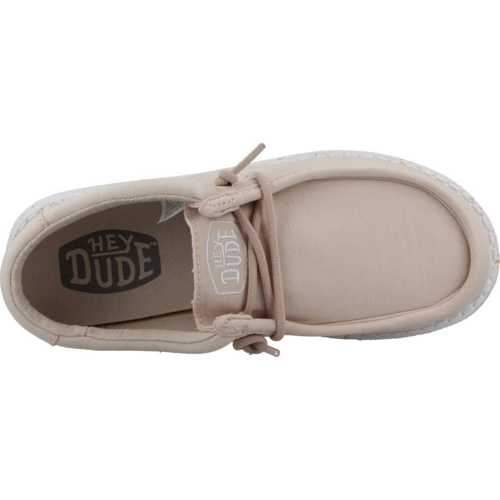 HEY DUDE WALLY YOUTH SLUB CANVAS en color NUDE (7)
