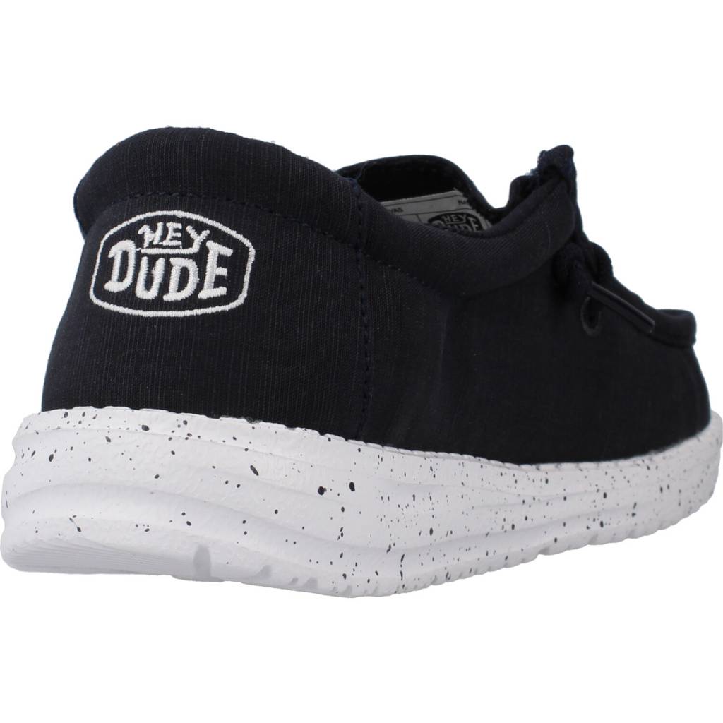 HEY DUDE WALLY YOUTH SLUB CANVAS en color AZUL (3)