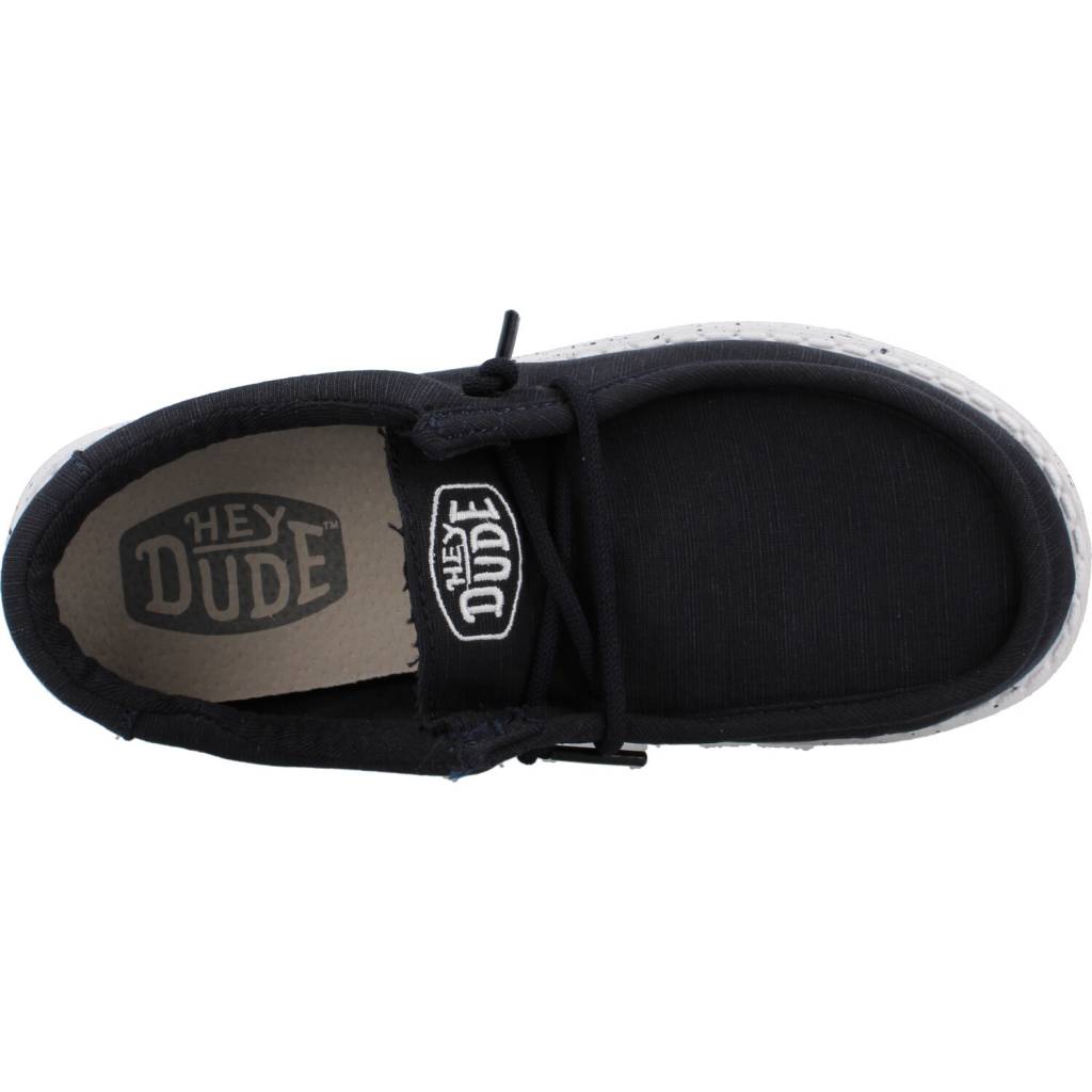 HEY DUDE WALLY YOUTH SLUB CANVAS en color AZUL (7)