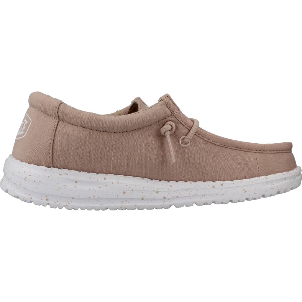 HEY DUDE WALLY YOUTH SLUB CANVAS en color BEIS (4)