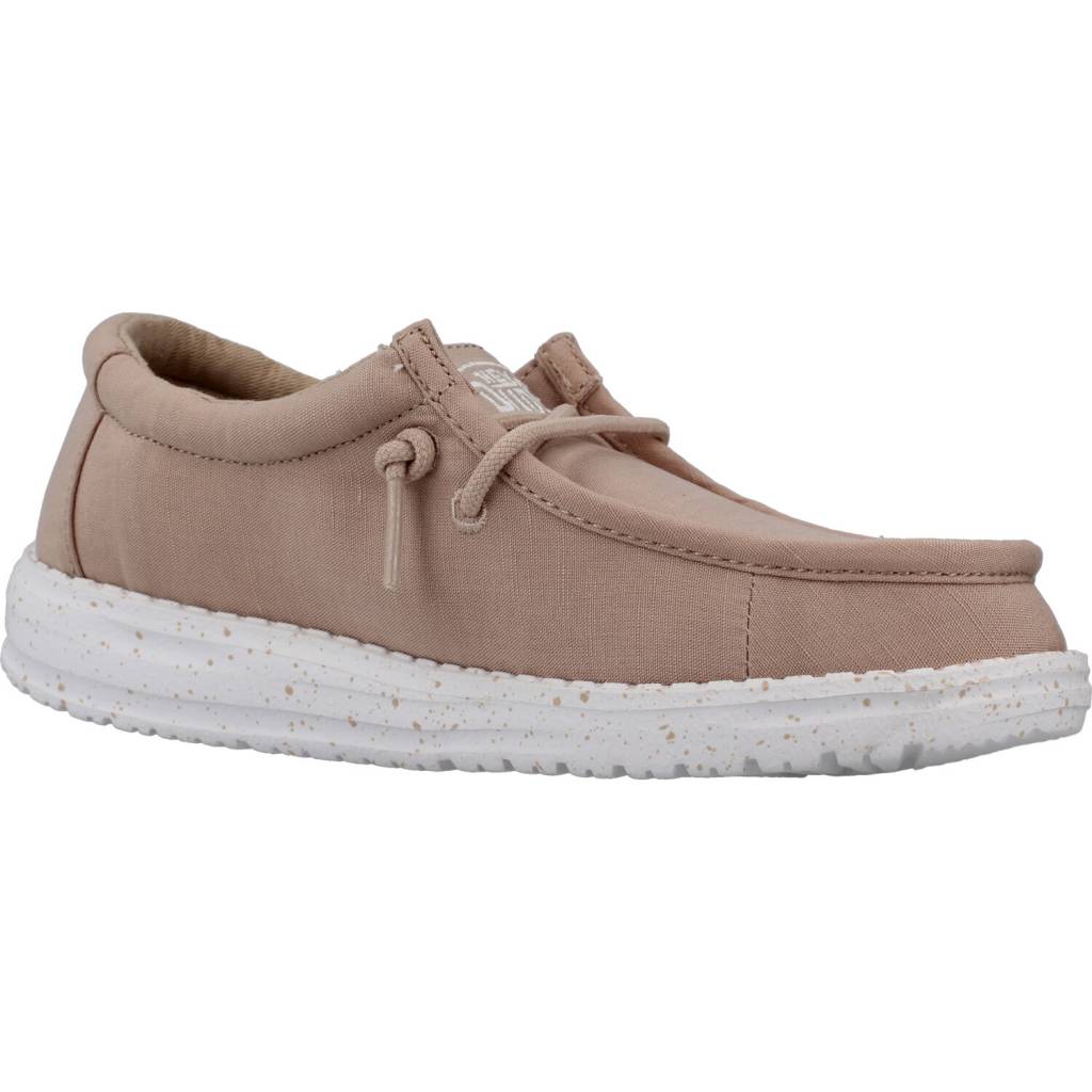 HEY DUDE WALLY YOUTH SLUB CANVAS en color BEIS (5)