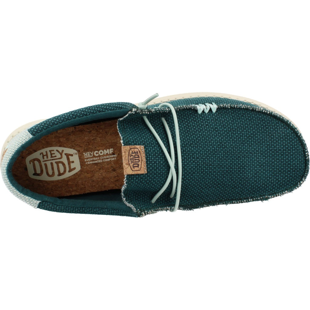 HEY DUDE WALLY BRAIDED en color VERDE (6)