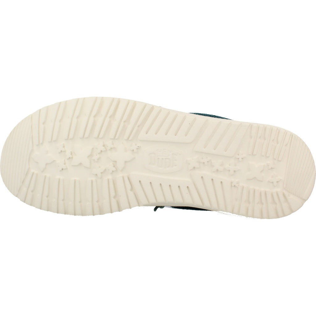 HEY DUDE WALLY BRAIDED en color VERDE (7)