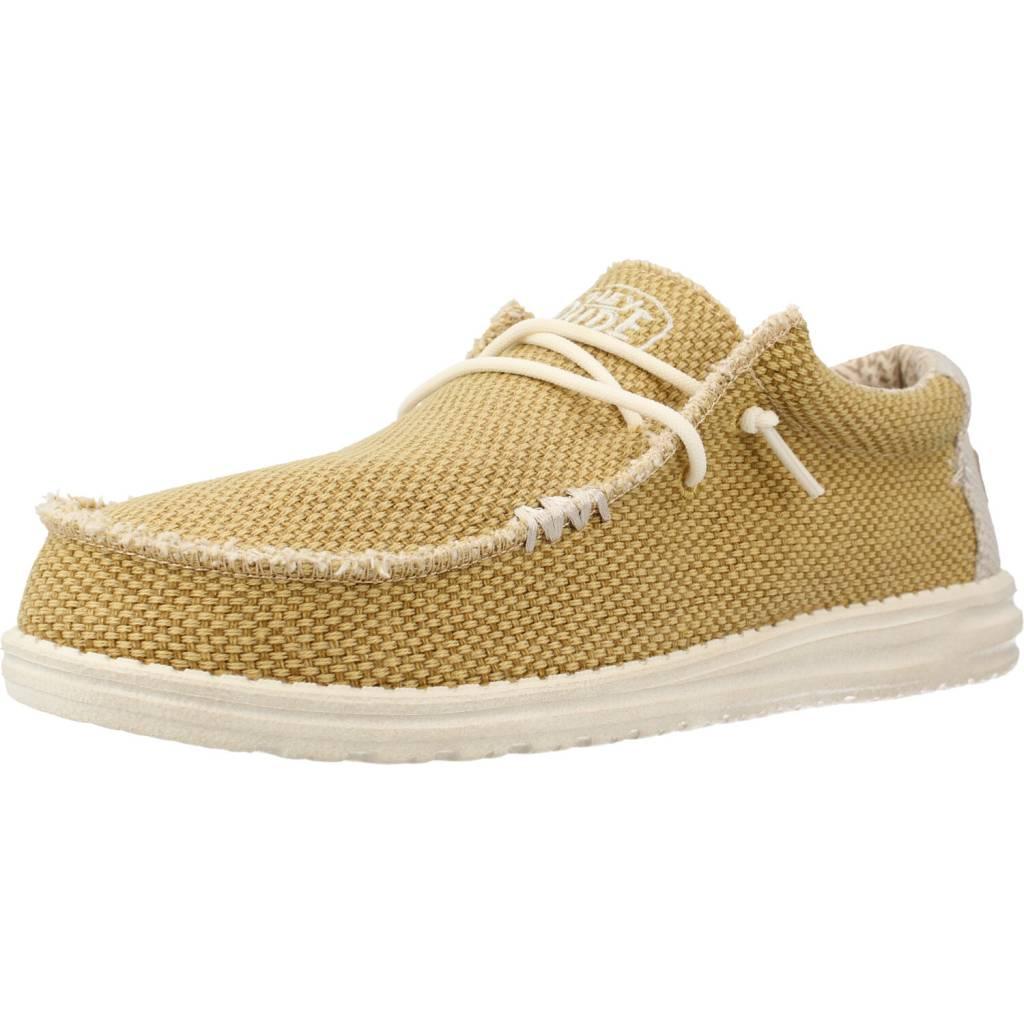 HEY DUDE WALLY BRAIDED en color MARRON (1)