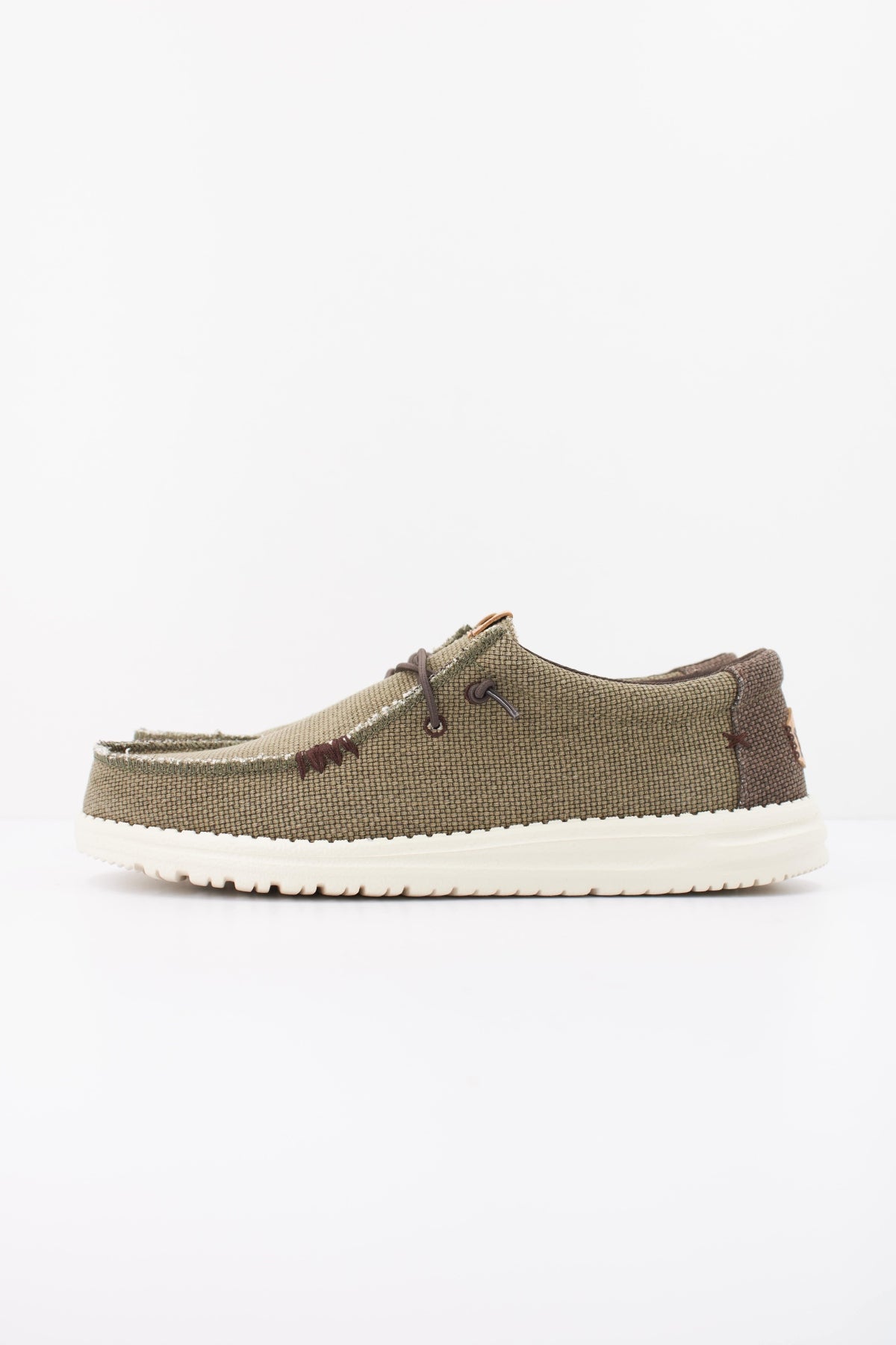 HEY DUDE WALLY BRAIDED en color VERDE (1)