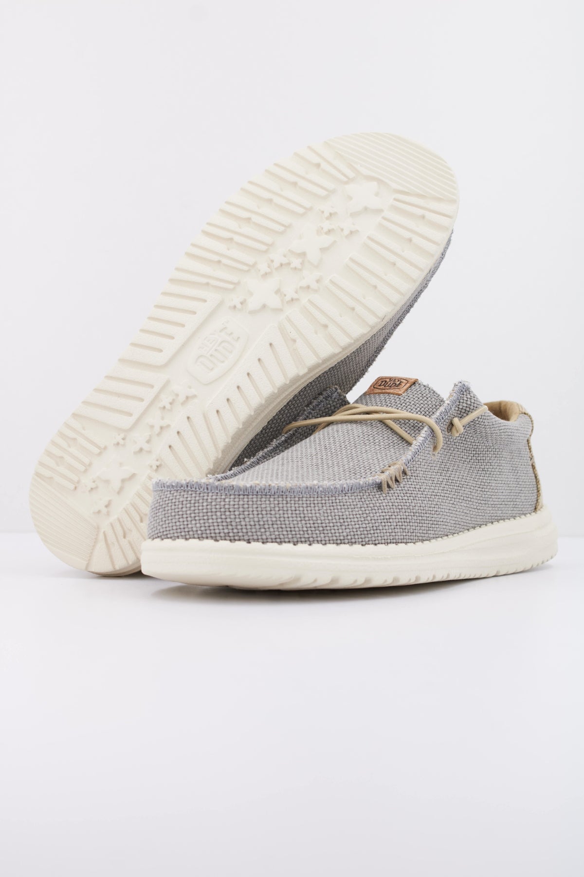 HEY DUDE WALLY BRAIDED en color GRIS (5)