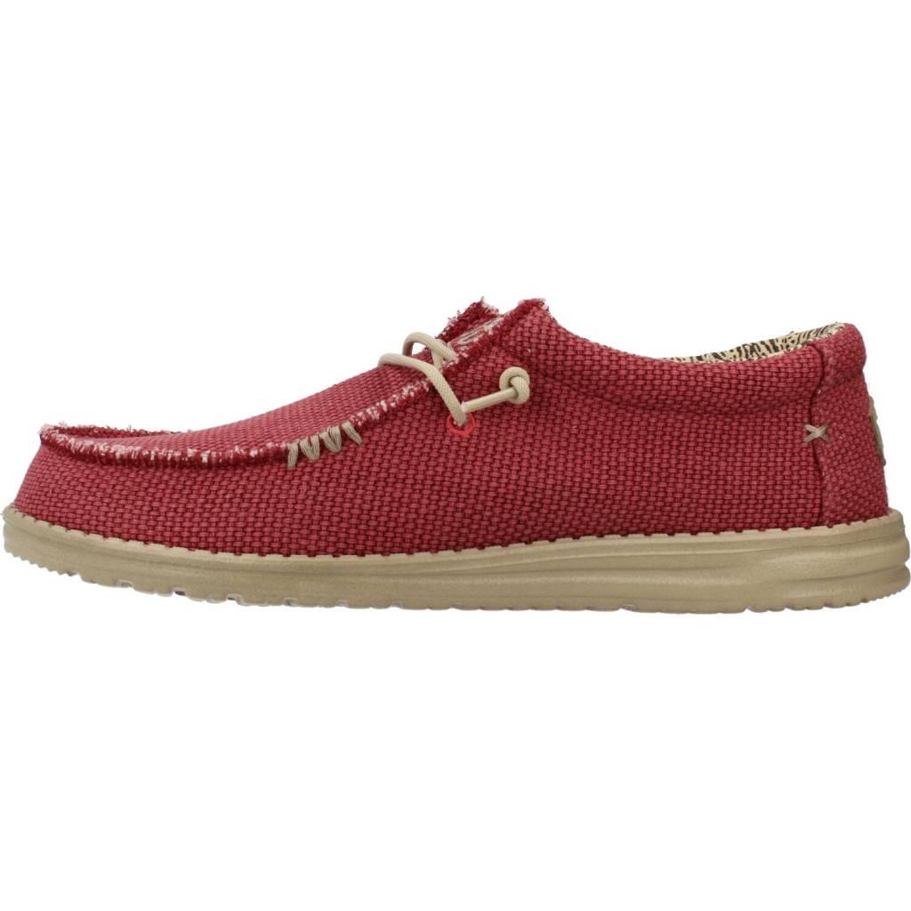 HEY DUDE WALLY BRAIDED en color ROJO (2)