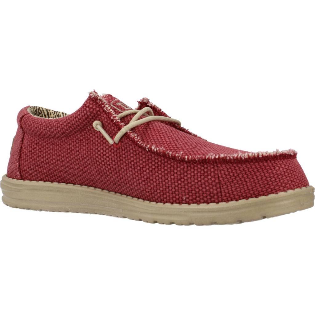 HEY DUDE WALLY BRAIDED en color ROJO (5)