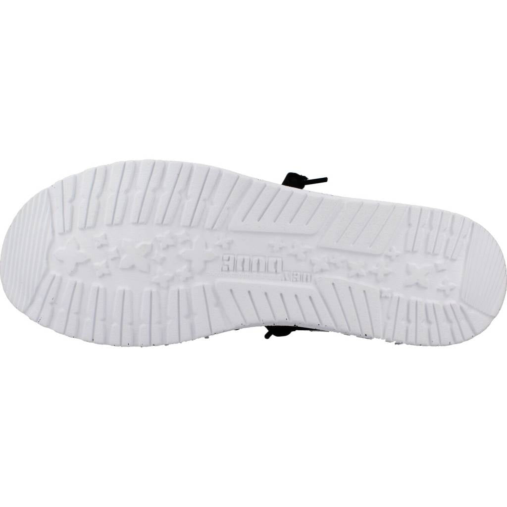 HEY DUDE WALLY SLUB CANVAS en color NEGRO (6)