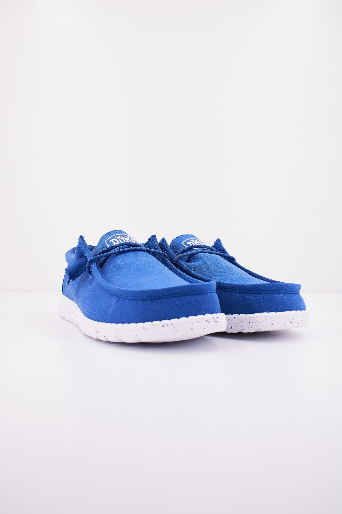 HEY DUDE WALLY SLUB CANVAS en color AZUL (2)