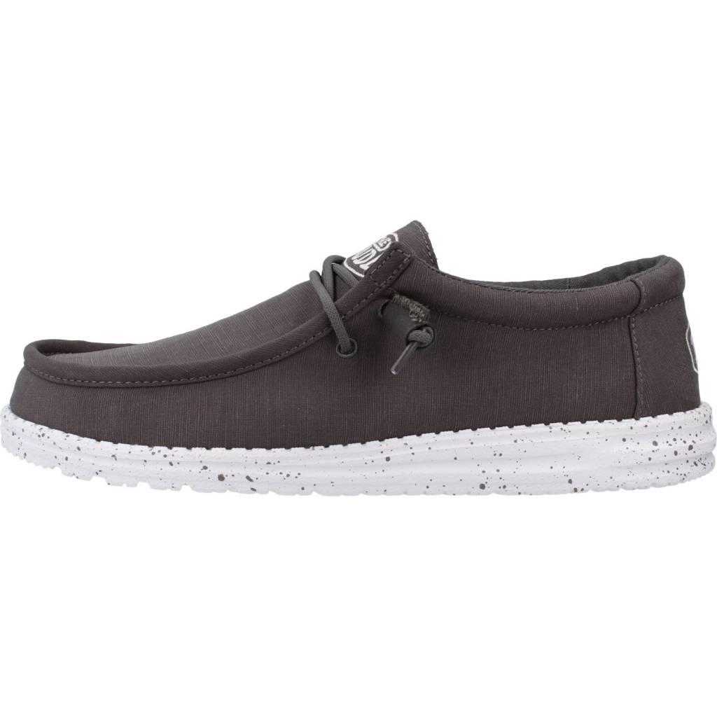 HEY DUDE WALLY SLUB CANVAS en color GRIS (2)
