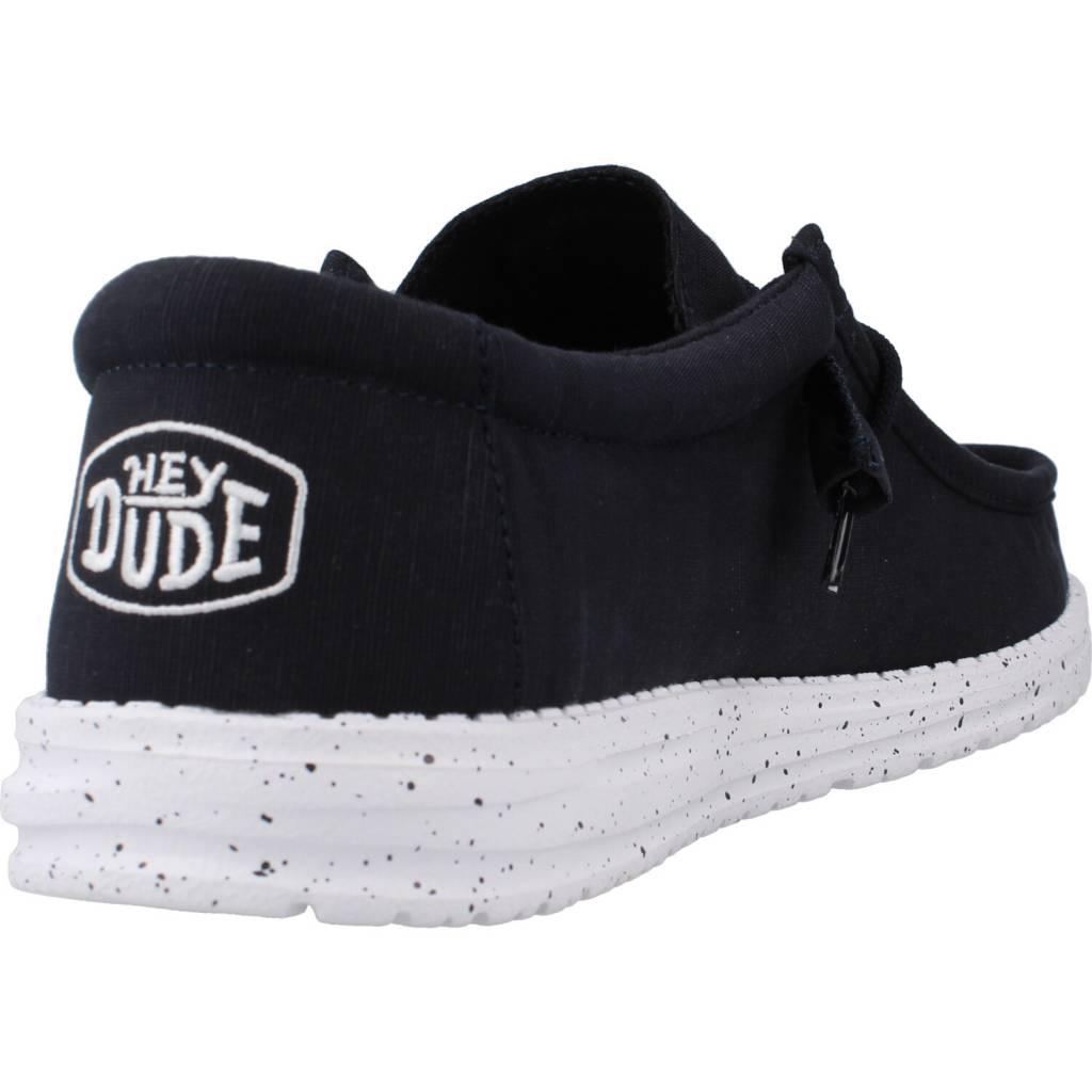 HEY DUDE WALLY SLUB CANVAS en color AZUL (3)