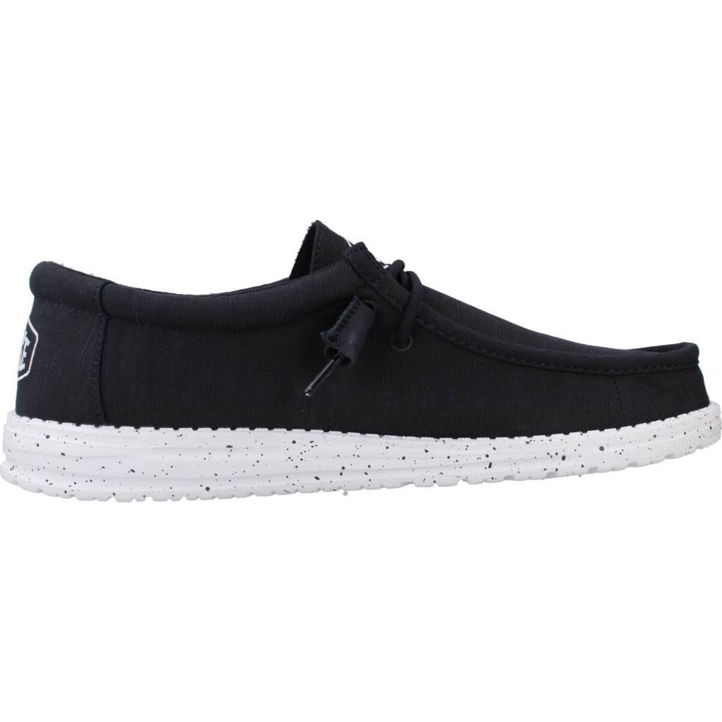 HEY DUDE WALLY SLUB CANVAS en color AZUL (4)