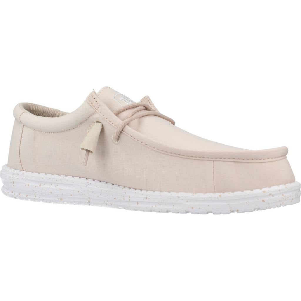 HEY DUDE WALLY SLUB CANVAS en color BEIS (5)