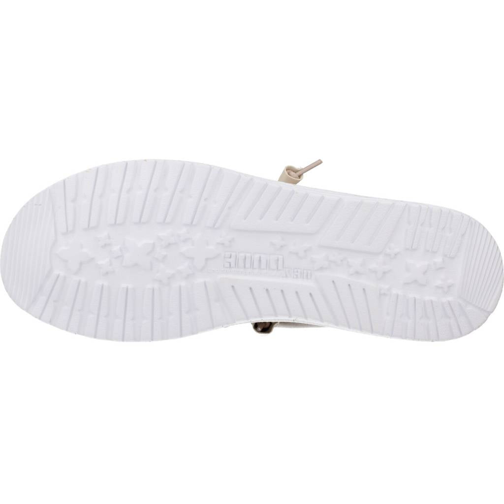 HEY DUDE WALLY SLUB CANVAS en color BEIS (6)