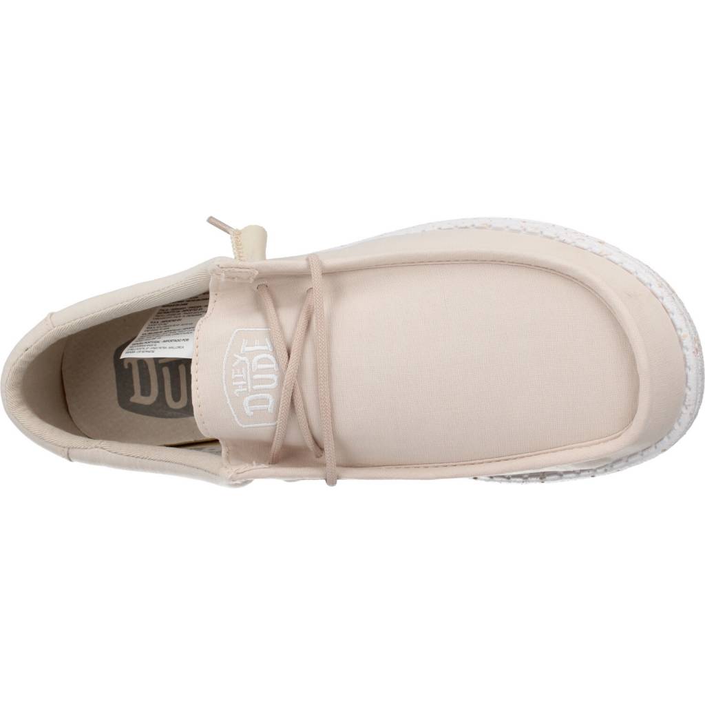 HEY DUDE WALLY SLUB CANVAS en color BEIS (7)
