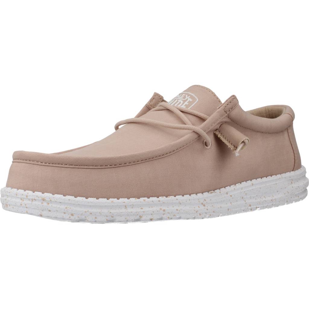 HEY DUDE WALLY SLUB CANVAS en color NUDE (1)