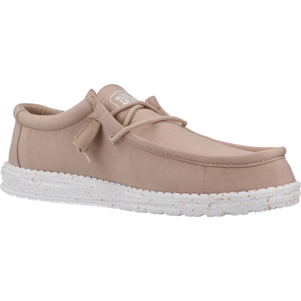 HEY DUDE WALLY SLUB CANVAS en color NUDE (5)